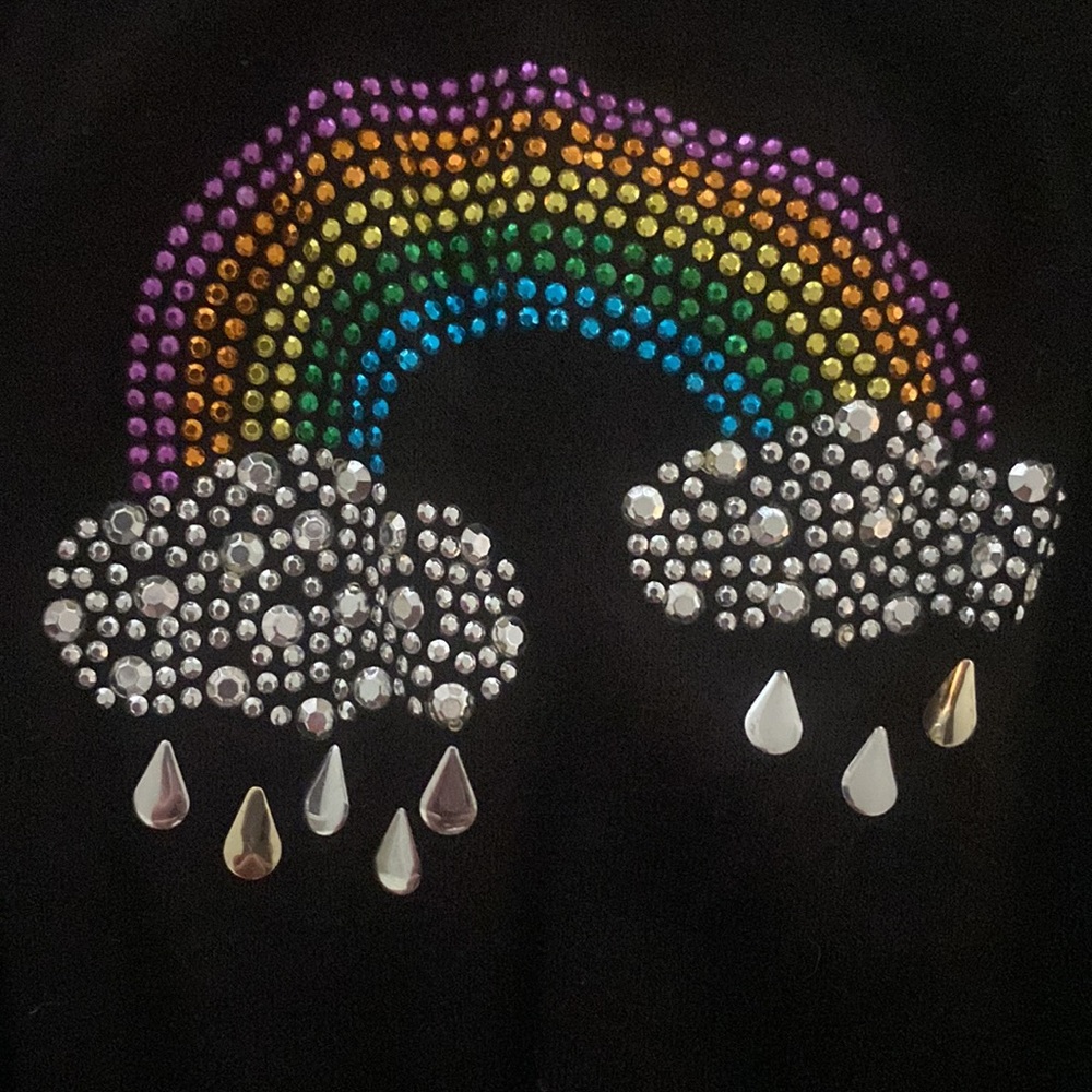 SOFI Sparkly Rainbow Cropped Romper - sz 5